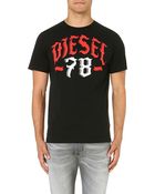 Diesel T-lonad Cotton-jersey T-shirt - Lyst