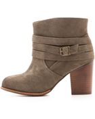Splendid Laventa Wrap Strap Booties - Smoke - Lyst