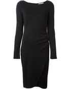MICHAEL Michael Kors Gathered Dress - Lyst