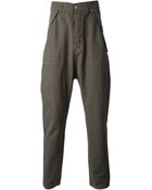 DRKSHDW by Rick Owens Drop Crotch Trousers - Lyst