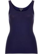 Topshop Slim Vest - Lyst