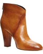 Steven By Steve Madden Bailen Leather Heeled Booties - Lyst