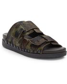 Gentle Souls Skip Rock Camo Calf Hair Flat Sandals - Lyst