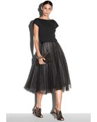 Milly Tara Skirt - Lyst