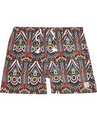 River Island Black Aztec Print Beach Shorts - Lyst
