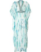 Matthew Williamson Escape Silk Print Maxi Caftan - Lyst