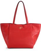 Prada Vitello Daino Shopper - Lyst
