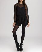 BCBGeneration Romper - Lace Short - Lyst