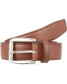 Barneys New York Leather Belt - Lyst
