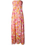 Emilio Pucci Printed Maxi Dress - Lyst