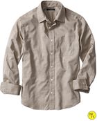 Banana Republic Factory Herringbone Brushed Shirt - Lyst