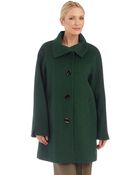 Ellen Tracy Petite Angora Kimono Coat - Lyst