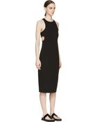 T By Alexander Wang Black Lux Ponte Cut_Out Dress - Lyst
