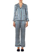 Raphaëlla Riboud Frantz Striped Silk Pyjama Trousers - Lyst