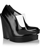 Alexander Wang Marine Glossed-Leather Pumps - Lyst
