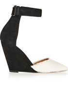 Isabel Marant Shane Calf Hair Wedge Pumps - Lyst