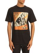 Obey Rip Mca Black T-Shirt With Adam Yauch Print - Lyst