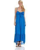 Free People Knot Accented Maxi Dress - Lyst