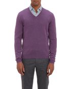 Malo Layered V-Neck Sweater - Lyst