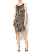 Haute Hippie Allover Chain And Bugle Fringe Dress - Lyst