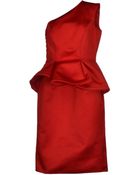 Lanvin Knee-Length Dress - Lyst