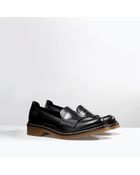 Zara Leather Moccasin - Lyst
