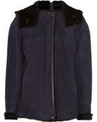 Isabel Marant Brissy Hooded Shearling Jacket - Lyst