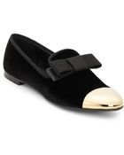 Giuseppe Zanotti Velvet Cap Toe Smoking Slippers - Lyst