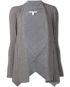 Autumn Cashmere Uneven Ribbed Cardigan - Lyst