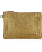 Jérôme Dreyfuss Popoche M Suede Pouch - Lyst