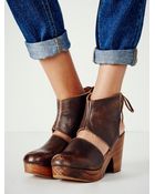 Free People Womens Desert Gold Clog - Lyst