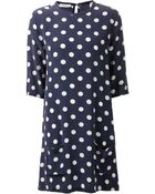 Equipment Polka Dot Shift Dress - Lyst