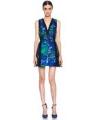 Proenza Schouler Jacquard V Neck Dress - Lyst