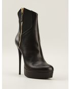 Gianmarco Lorenzi Zipped Platform Boots - Lyst