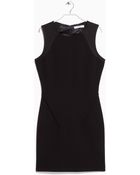 Mango Fitted Dress - Lyst