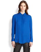 Vince Silk Shirt - Lyst
