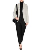 Jil Sander Leather And Rubber Small Shoulder Bag - Lyst