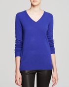 C By Bloomingdale's V Neck Cashmere Sweater - Lyst