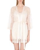 Nk Imode Sheer Lace Kimono - Lyst