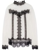 Anna Sui Lace Blouse - Lyst