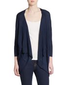 Splendid Draped Cardigan - Lyst