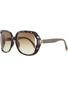 Fendi Sta Temple Sunglasses - Lyst