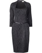 Lela Rose Fitted Sheath Dress - Lyst