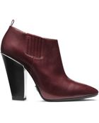 Michael Kors Lacy Leather Ankle Boot - Lyst