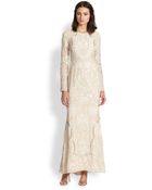Needle & Thread Sequined Embroidered Gown - Lyst