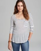 Splendid Tee Stripe - Lyst