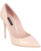 Dolce & Gabbana 105Mm Kate Patent Leather Pumps - Lyst