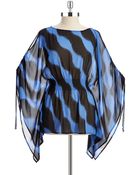 MICHAEL Michael Kors Wave Cold Shoulder Top - Lyst