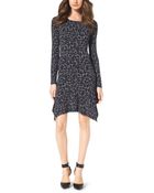 Michael Kors Cheetah-Print Jersey Dress - Lyst