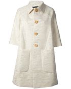 DSquared2 Jacquard Oversize Coat - Lyst